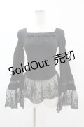Juliette et Justine / Dentelle Delice Blouse Free Noir H-25-05-20-1058-CL-TO-NS-ZH