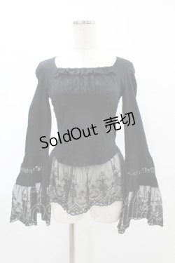 画像1: Juliette et Justine / Dentelle Delice Blouse Free Noir H-25-05-20-1058-CL-TO-NS-ZH