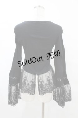 画像2: Juliette et Justine / Dentelle Delice Blouse Free Noir H-25-05-20-1058-CL-TO-NS-ZH