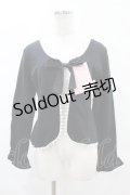 metamorphose / パールチェーン付きカーディガン Free ブラック H-25-05-20-1059-ME-TO-NS-ZH