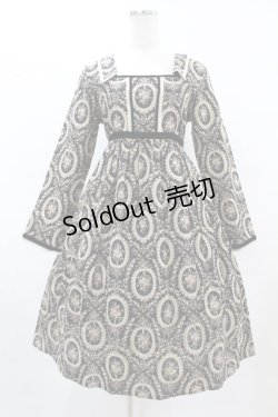 画像1: SERAPHIM / ロココウォールペーパーワンピース Free ブラック H-25-05-20-1008-LO-OP-NS-ZH