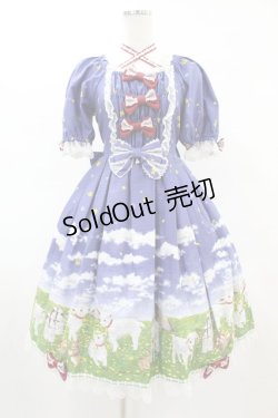 画像1: metamorphose / Dreamy Little Farmワンピース 1 ブルー H-25-05-20-1009-ME-OP-NS-ZH