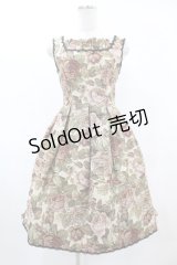 Victorian maiden / ゴブラン後ろ編み上げジャンパースカート Free 生成り H-25-05-20-1012-CL-OP-NS-ZH
