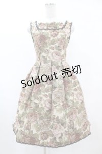 Victorian maiden / ゴブラン後ろ編み上げジャンパースカート Free 生成り H-25-05-20-1012-CL-OP-NS-ZH