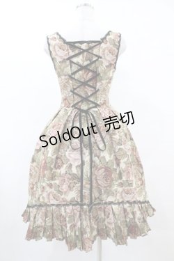 画像2: Victorian maiden / ゴブラン後ろ編み上げジャンパースカート Free 生成り H-25-05-20-1012-CL-OP-NS-ZH
