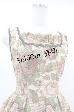 画像4: Victorian maiden / ゴブラン後ろ編み上げジャンパースカート Free 生成り H-25-05-20-1012-CL-OP-NS-ZH