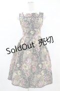 Victorian maiden / ゴブラン後ろ編み上げジャンパースカート Free ブラック H-25-05-20-1013-CL-OP-NS-ZH