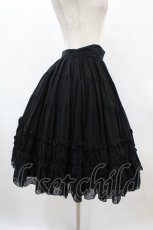 画像3: Mary Magdalene / クラシカルシフォンスカート Free ブラック H-25-05-20-1018-CL-SK-NS-ZH (3)
