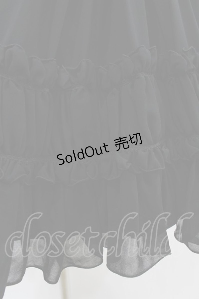 画像4: Mary Magdalene / クラシカルシフォンスカート Free ブラック H-25-05-20-1018-CL-SK-NS-ZH (4)