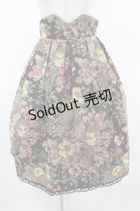 Victorian maiden / ゴブラン後ろ編み上げスカート Free ブラック H-25-05-20-1019-CL-SK-NS-ZH