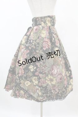 画像3: Victorian maiden / ゴブラン後ろ編み上げスカート Free ブラック H-25-05-20-1019-CL-SK-NS-ZH
