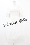 SERAPHIM / 薔薇のスカラップレースワンピース Free オフ H-25-05-20-1021-LO-OP-NS-ZH