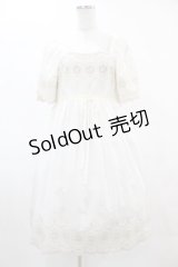 SERAPHIM / 薔薇のスカラップレースワンピース Free オフ H-25-05-20-1021-LO-OP-NS-ZH