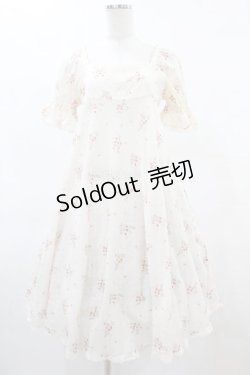 画像1: SERAPHIM / ブーケワンピース Free アイボリー H-25-05-20-1023-LO-OP-NS-ZH