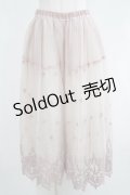 axes femme / チュールレースフレアパンツ M ピンク H-25-05-20-044-AX-PA-NS-ZH