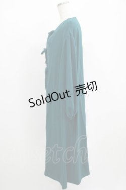 画像2: axes femme / 連リボンレース切替ワンピース Free Dグリーン H-25-05-20-046-AX-OP-NS-ZH