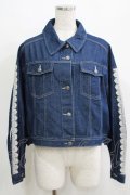 axes femme / レース×ラインデニムジャケット Free インディゴ H-25-05-20-053-AX-JA-NS-ZH