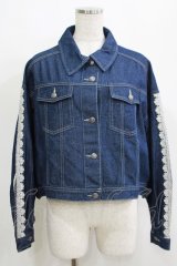 axes femme / レース×ラインデニムジャケット Free インディゴ H-25-05-20-053-AX-JA-NS-ZH