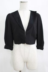 axes femme / レース生地使いジャレロ M ブラック H-25-05-20-054-AX-TO-NS-ZH