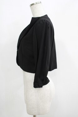画像2: axes femme / レース生地使いジャレロ M ブラック H-25-05-20-054-AX-TO-NS-ZH
