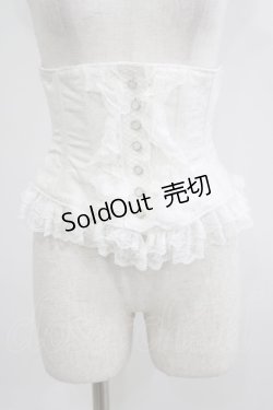 画像1: ALICE and the PIRATES / クラウンコルセット  オフ H-25-05-20-058-PA-TO-YZ-ZH