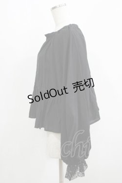 画像2: axes femme purple label / ボリューム袖ブラウス M ブラック H-25-05-20-061-AX-BL-NS-ZH