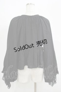 画像3: axes femme purple label / ボリューム袖ブラウス M ブラック H-25-05-20-061-AX-BL-NS-ZH