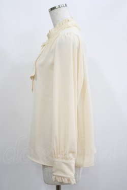 画像2: axes femme / バラ刺繍ラッフルフリルブラウス M アイボリー H-25-05-20-063-AX-BL-NS-ZH