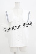 axes femme / マリン風セーラーカラーブラウス Free オフ H-25-05-20-064-AX-BL-NS-ZH