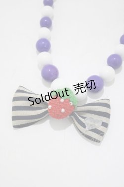 画像1: metamorphose / いちごネックレス  ブルー H-25-05-20-077-ME-OP-NS-ZH