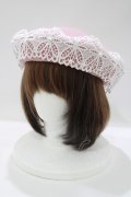 m petit by misako / TT*AMレースBベレー  ピンク H-25-05-20-082-LO-AC-NS-ZH