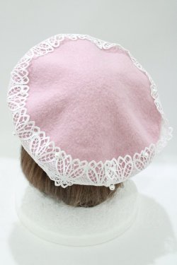 画像2: m petit by misako / TT*AMレースBベレー  ピンク H-25-05-20-082-LO-AC-NS-ZH