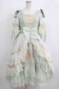 Elpress L（海外ロリータブランド） / Goblin Kingdom~ Embroidered Dress S ミント H-25-05-20-005-EL-OP-NS-ZH