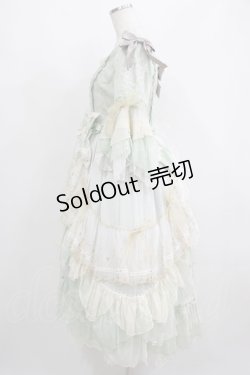 画像2: Elpress L（海外ロリータブランド） / Goblin Kingdom~ Embroidered Dress S ミント H-25-05-20-005-EL-OP-NS-ZH