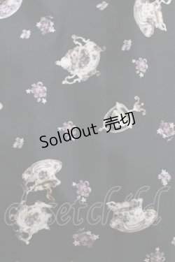 画像4: Enchantlic Enchantilly / すみれのお茶会エレガントジャンパースカート 大きいサイズ ブラック H-25-05-20-006-LO-OP-NS-ZH