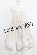 Enchantlic Enchantilly / Queen Cat〜秘密の書斎〜ジャンパースカート 大きいサイズ アイボリー H-25-05-20-014-LO-OP-NS-ZH