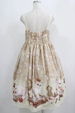 画像3: Enchantlic Enchantilly / Queen Cat〜秘密の書斎〜ジャンパースカート 大きいサイズ アイボリー H-25-05-20-014-LO-OP-NS-ZH