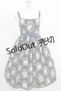 Enchantlic Enchantilly / 猫の王女達の肖像画ジャンパースカート Free ネイビー H-25-05-21-003-LO-OP-NS-ZH