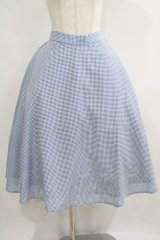 Fi.n.t / サッカーギンガムフレアースカート Free BLUE×WH H-25-05-21-027-CA-SK-NS-ZH