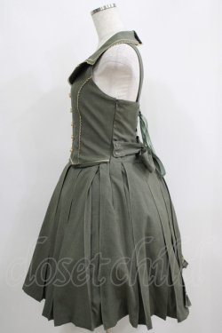 画像2: metamorphose / 衿付タックジャンパースカート Free グリーン H-25-05-21-029-ME-OP-NS-ZH