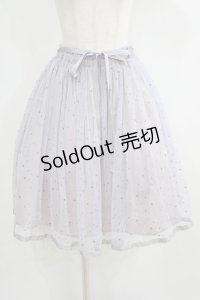 F i.n.t / スターチュールギャザースカート Free ブルーグレー H-25-05-21-031-CA-SK-NS-ZH