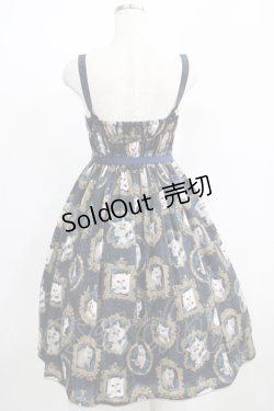 画像3: Enchantlic Enchantilly / 猫の王女達の肖像画ジャンパースカート Free ネイビー H-25-05-21-003-LO-OP-NS-ZH