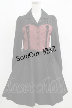 画像1: Rojita / コルセット切替シャッツワンピース Free ブラック H-25-05-21-032-LO-OP-NS-ZH