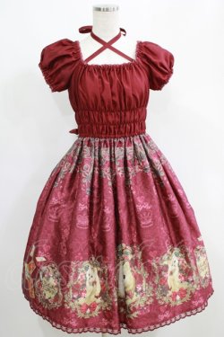 画像1: Enchantlic Enchantilly / クイーンキャットワンピース Free ボルドー H-25-05-21-004-LO-OP-NS-ZH