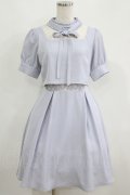 titty&Co. / レース切替ワンピース S サックス H-25-05-21-038-LO-OP-NS-ZH