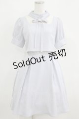 titty&Co. / レース切替ワンピース S サックス H-25-05-21-038-LO-OP-NS-ZH