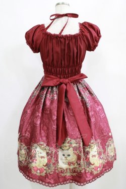 画像3: Enchantlic Enchantilly / クイーンキャットワンピース Free ボルドー H-25-05-21-004-LO-OP-NS-ZH