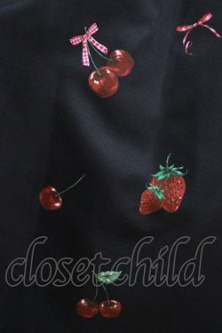 画像4: Ank Rouge / Cherry Berryジャンパースカート M ブラック H-25-05-21-039-CA-OP-NS-ZH