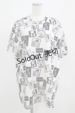 画像1: Honey Cinnamon / 総柄Tシャツ Free ピンク H-25-05-21-048-LO-TS-NS-ZH