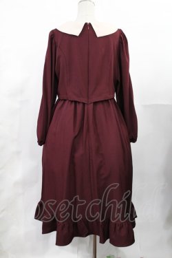画像2: m petit by misako / サンリオキャラクターズコラボ マイメロディワッペン付きワンピース L ワイン H-25-05-21-1006-LO-OP-YZ-ZH